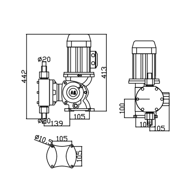 Pompes de mesure de diaphragme GM